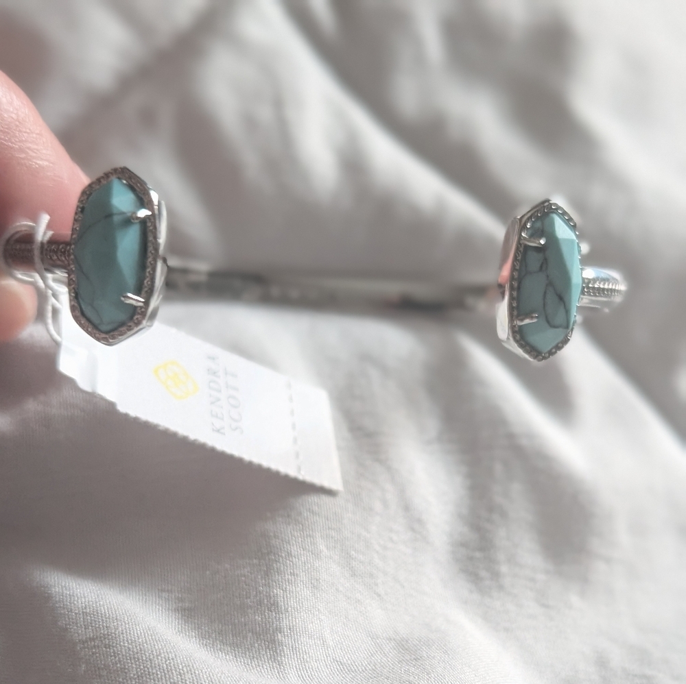 Elton Kendra Scott Silver Bangle